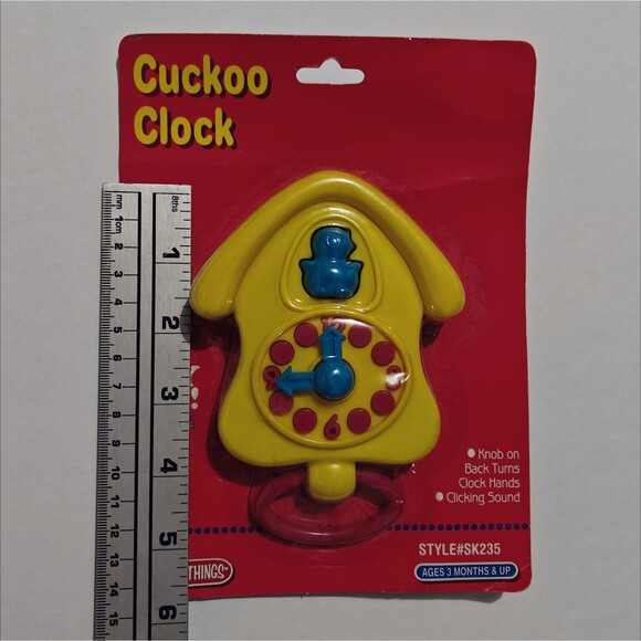 New Vintage Baby Toy Cuckoo Clock Original Baby’s ‘N Things Clicking Sound Twist - Picture 2 of 7